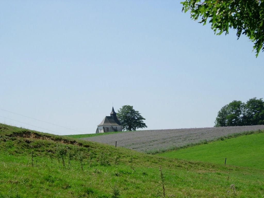 La chapelle du Try-au-Chêne, vue du sentier St Hubert (n° 81)