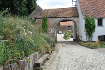 Porche de l'entrée de la ferme Vermeiren (ancienne ferme Theys) à Bousval
