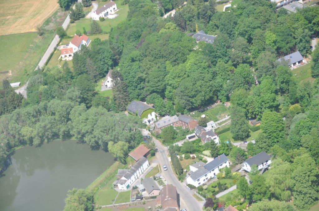 Auberge de la Pallande et les alentours (vue aérienne 2011)