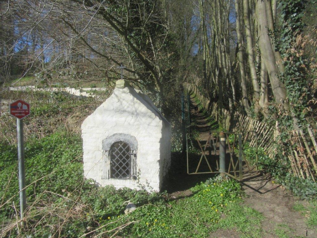 La chapelle Dagneau, à l'entrée du sentier Bruyère Gérard (2020)