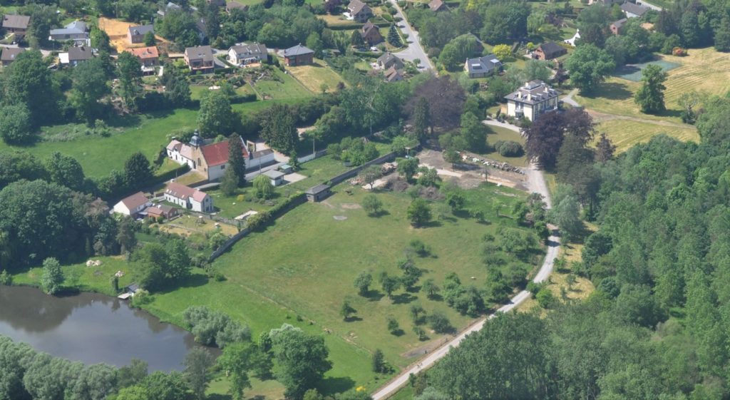 Chapelle Noirhat vue aerienne (2011)