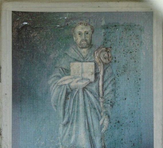 Portrait de Saint-Bernard se trouvant à l'intérieur de la chapelle