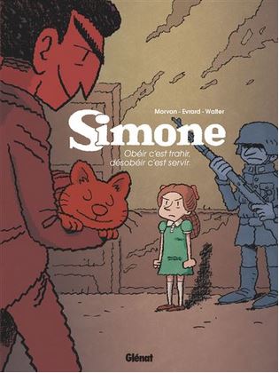 Couverture de la BD "Simone" de David Evrard