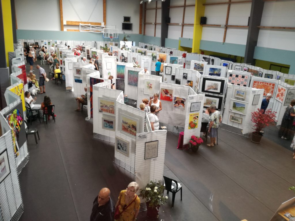 Expo concours Saint-Barthélemy en 2019, dans la salle Gossiaux