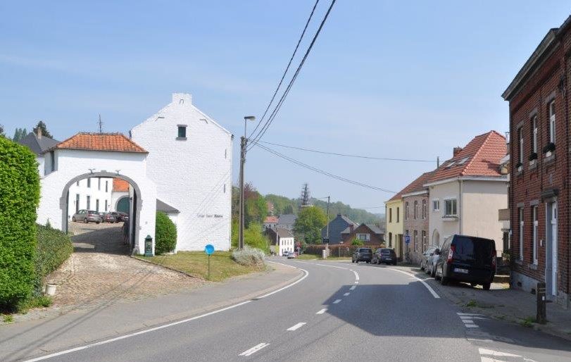 La ferme Saint-Martin le long de la route principale (2020)