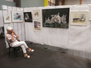 50e Expo artistique 2022 - Nicole Dinoire et ses peintures