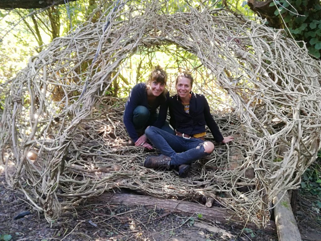 Gaëlle de Schaetzen et Sylvie Mathot, lauréates de l'expo Land Art 2022