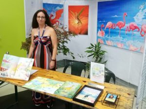 50e Expo artistique 2022 - Peintures et livre de Cécile Gonneau