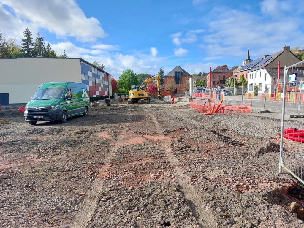 20221024 début des travaux place de la gare