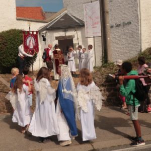 Saint-Barthélemy 2022 : première halte chapelle de la ferme Saint-Martin