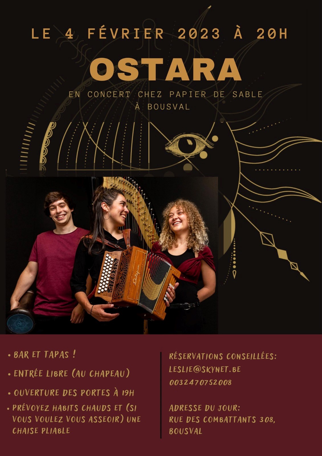 Affiche de concert Ostara