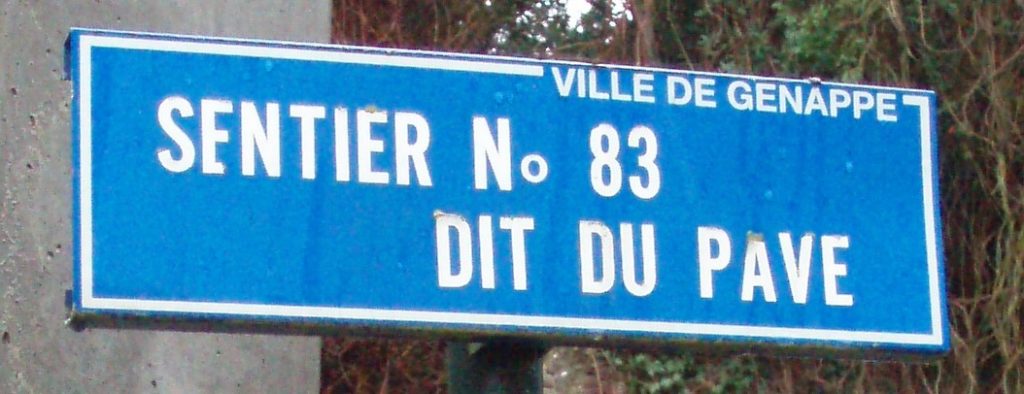 Panneau de signalisation de la Commune