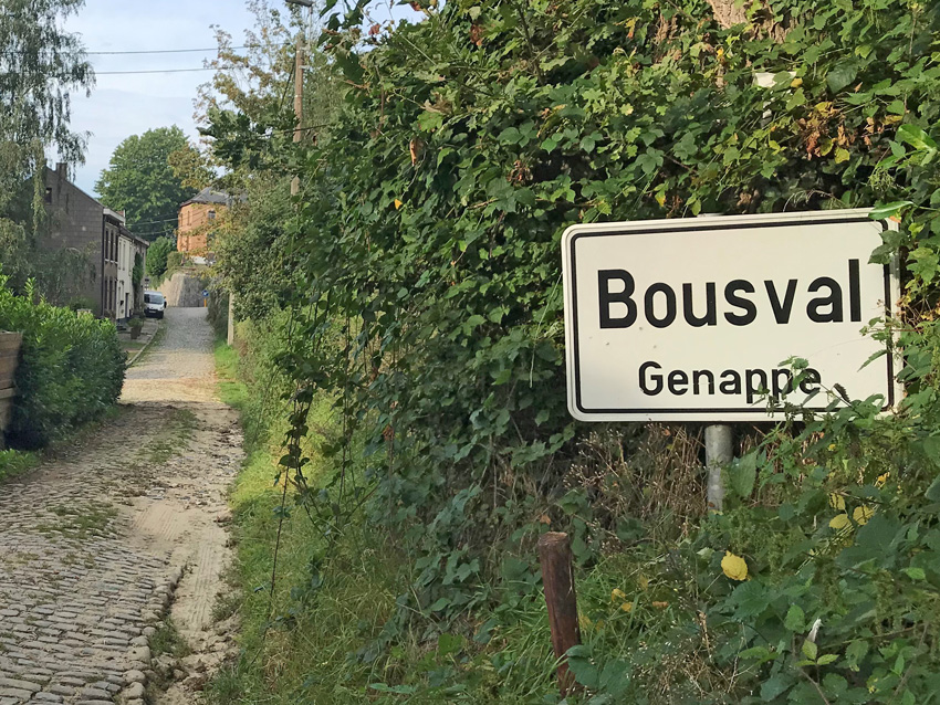 Panneau "Bousval - Genappe"